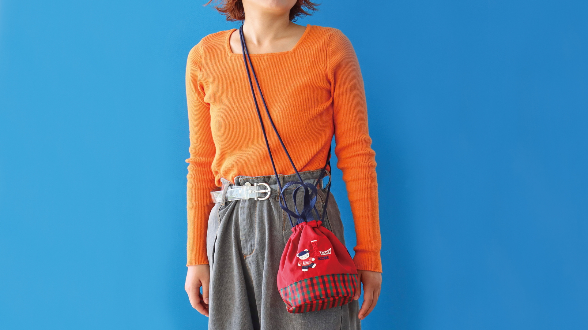 巾着ショルダーバッグ（神戸限定）