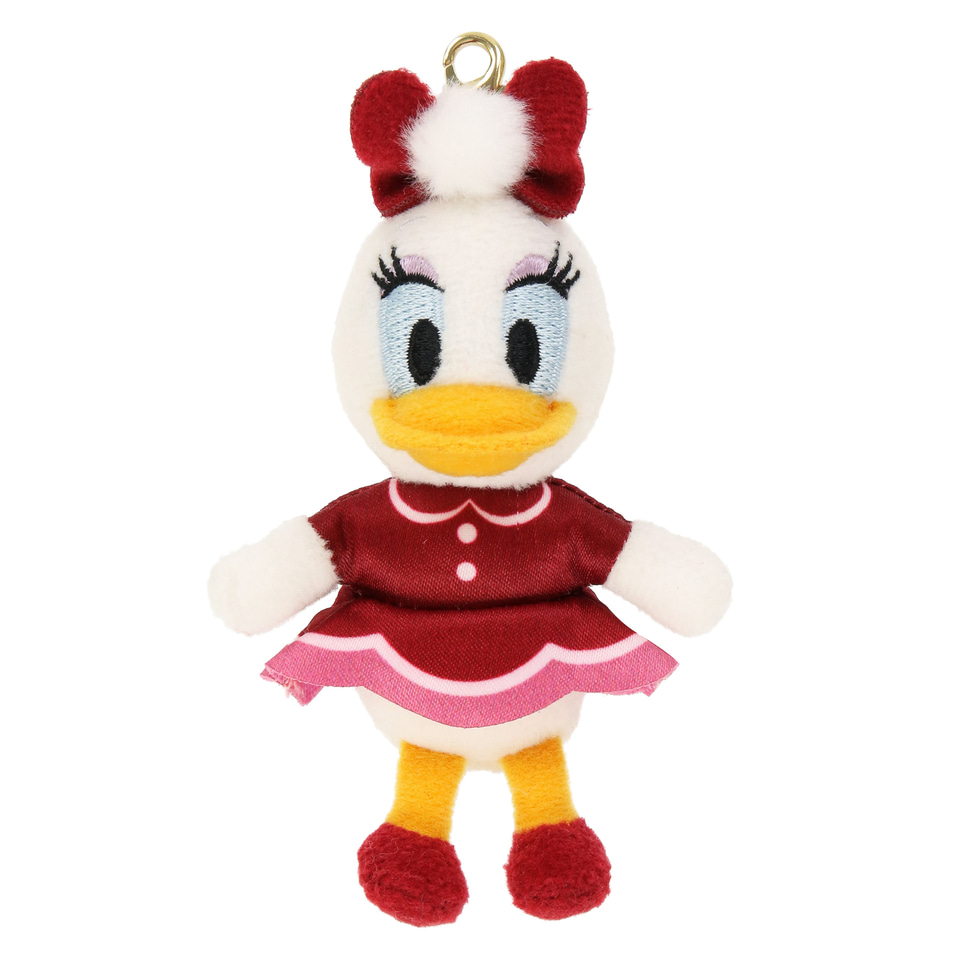 ディズニー　クリスマス　ぬいぐるみチャーム＆ポーチ
ぬいぐるみチャーム＆ポーチ ディズニー】ぬいぐるみチャームとポーチを組み合わせて