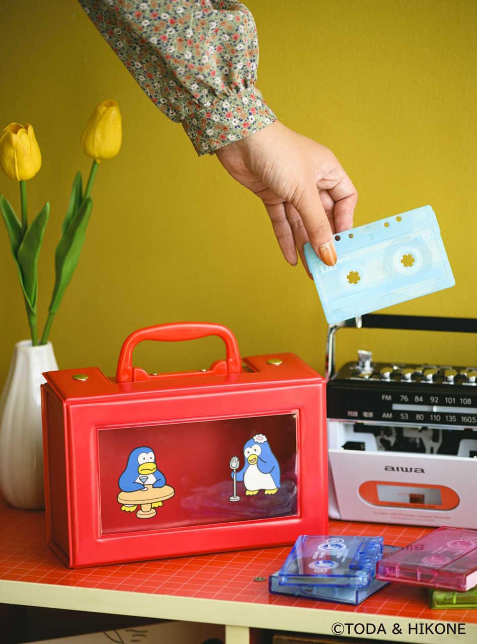 カセットテープを収納できるサイズ
