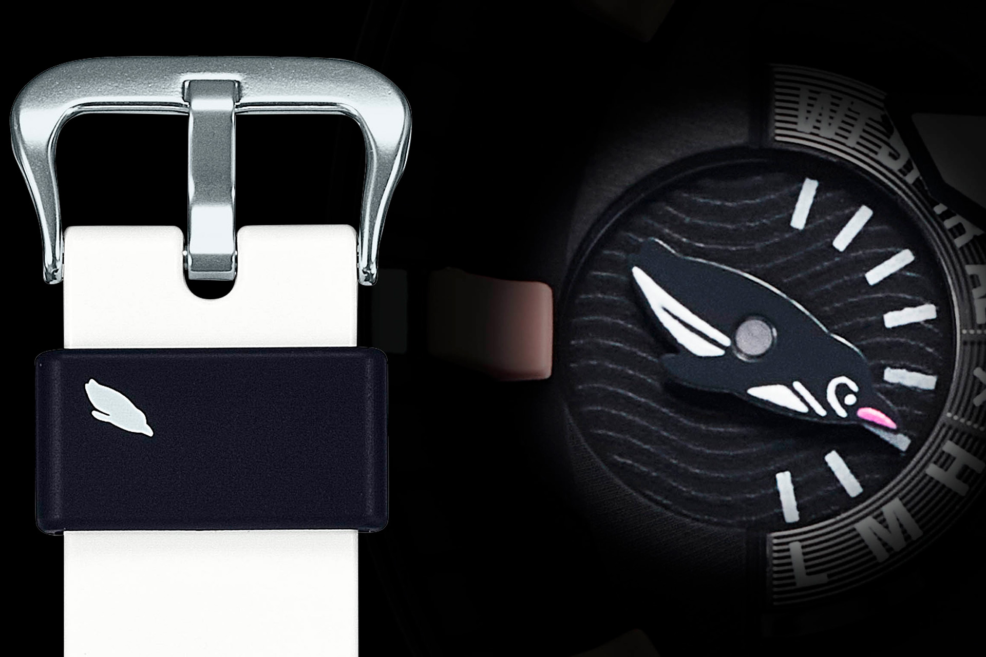 小針と遊環にはガラパゴスペンギンをデザイン