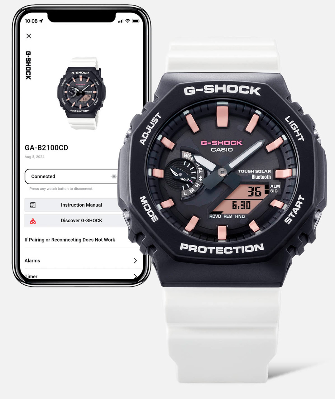 Bluetoothとタフソーラーを搭載