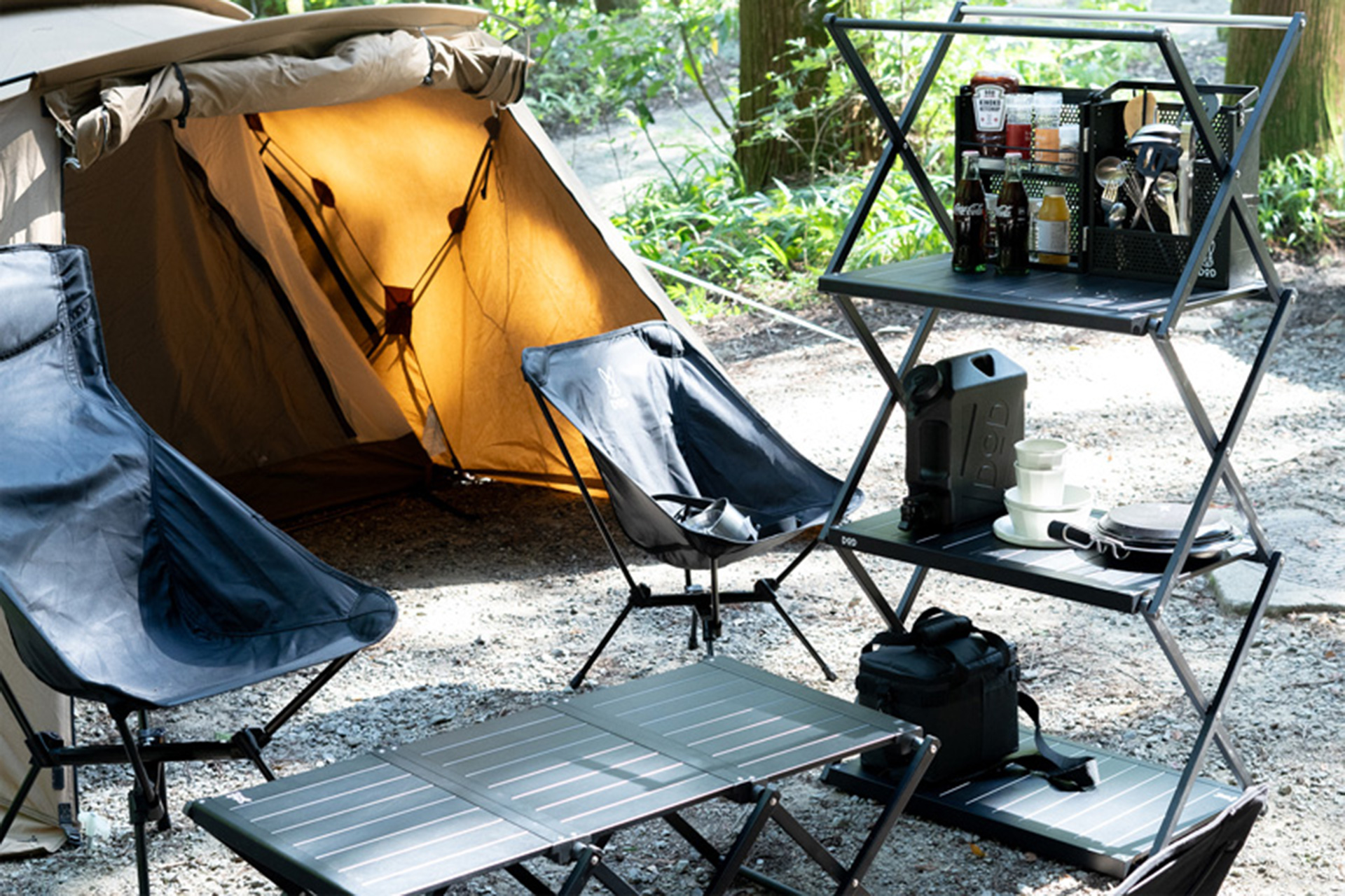 DODがテーブルにもラックにもなる「タナカテーブル」発売