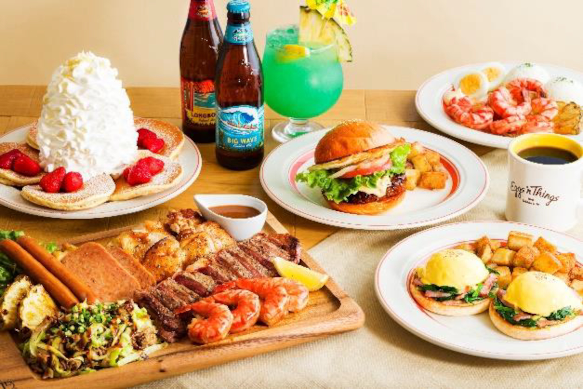 2階・ハワイアン「Eggs'n Things」