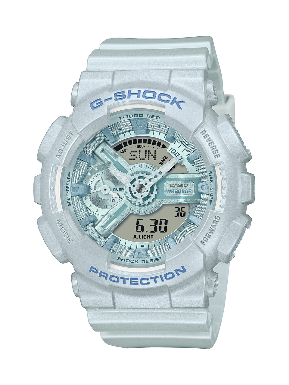 G-SHOCK、小ぶりな偏光パール塗装のブルー、ピンク、ホワイト