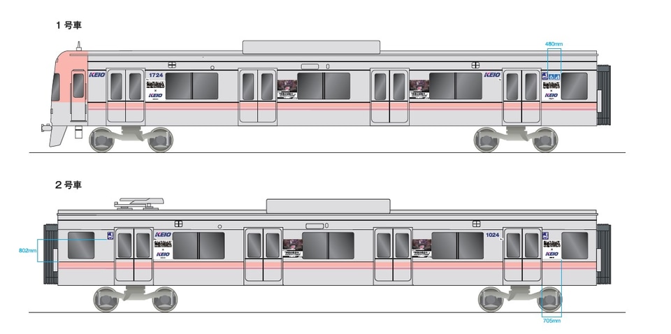 京王電鉄、テレビアニメ化記念に「神椿市建設中。」とコラボ。スタンプ