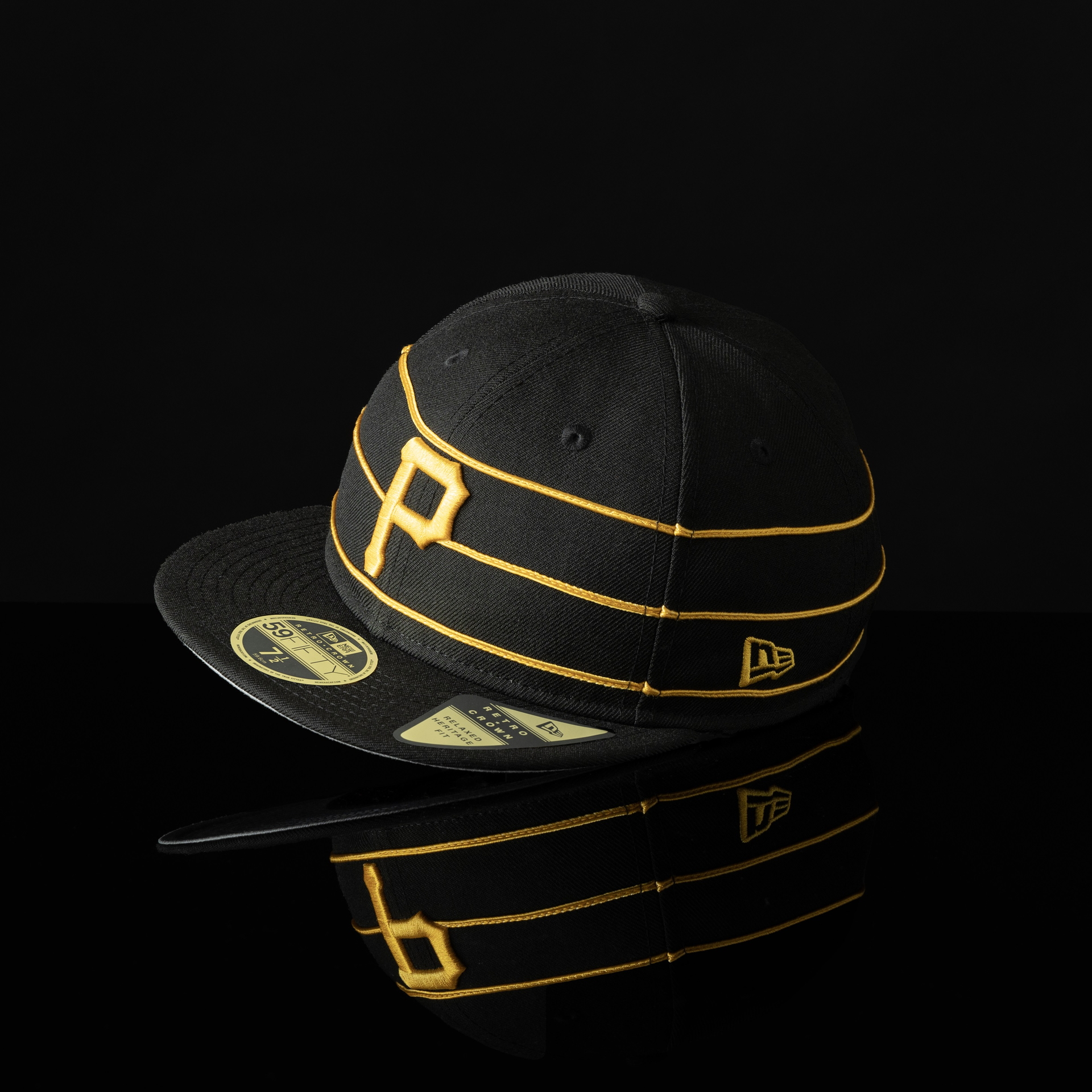 Retro Crown 59FIFTY POGGY ピッツバーグ・パイレーツ BLACK