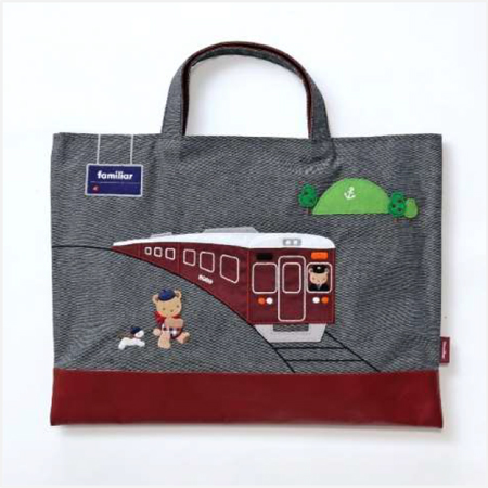 阪急電鉄×ファミリア、マルーンカラーのクマちゃんグッズ - トラベル Watch