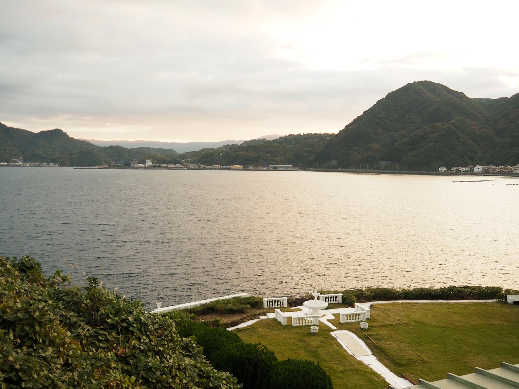 寝室側バルコニーからの眺望