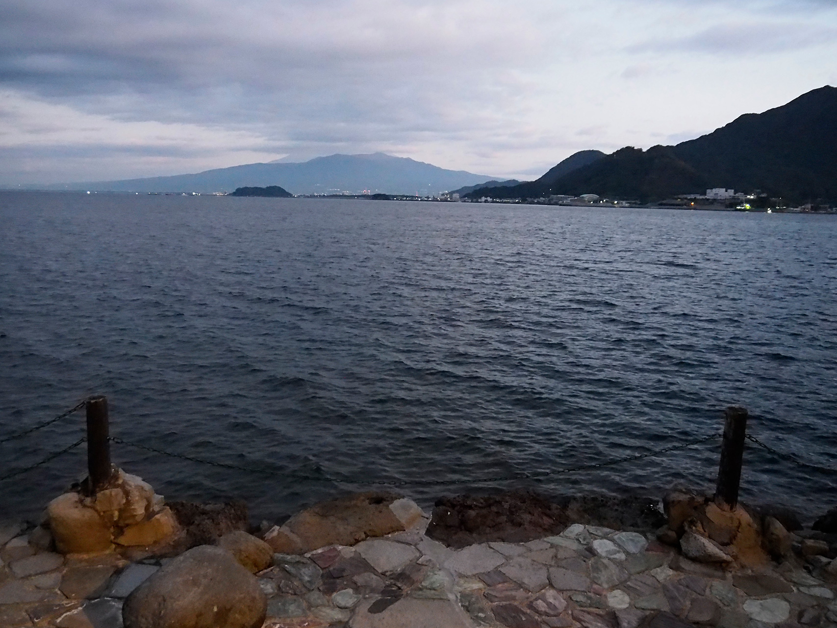 女湯の露天風呂からの眺望