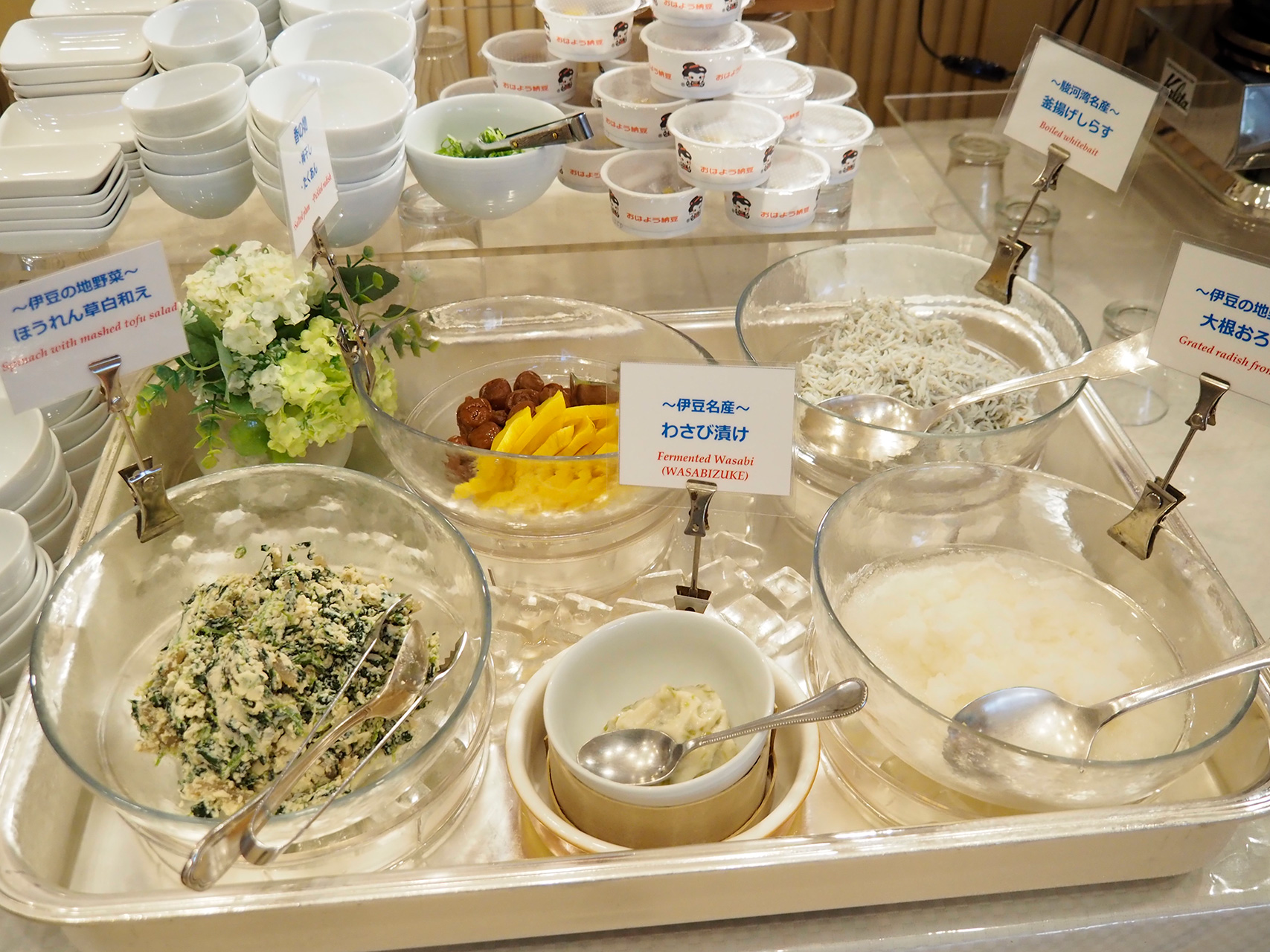 ご飯のお供になる地元産のおかず