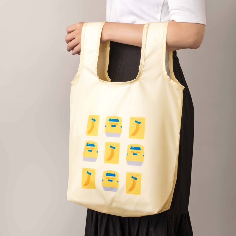 東京ばな奈×ドクターイエローコラボエコバッグ ご好評につき追加販売決定！ドクターイエロー引退を記念した東京