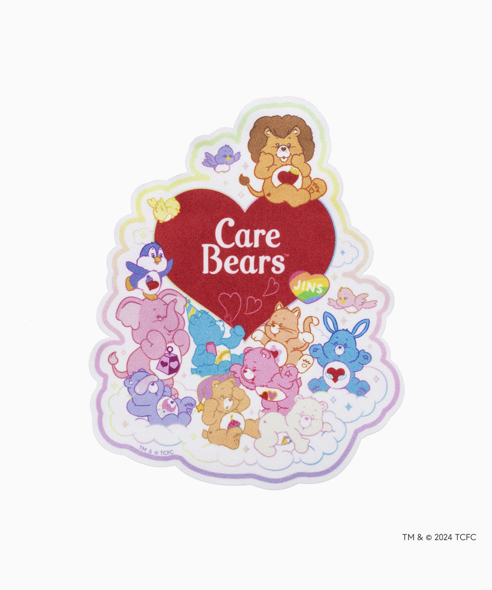 付属品のトレーにもなる「スペシャルメガネケース」とケアベアの仲間たちをデザインした「セリート」