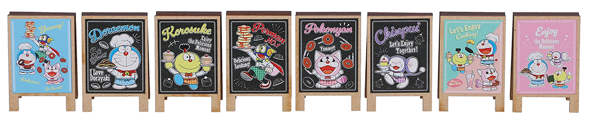 メニューボード風の木製クリップ