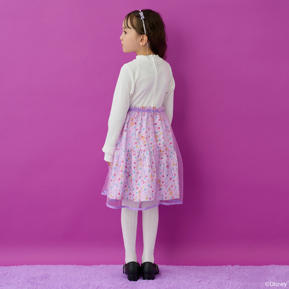 ANNA SUI mini 【ラプンツェル】ワンピース ANNA SUI miniからラプンツェルの子供服。優しいラベンダー