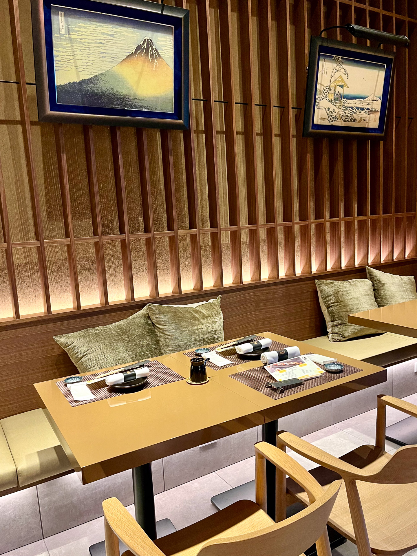 全34席のメインダイニングホール