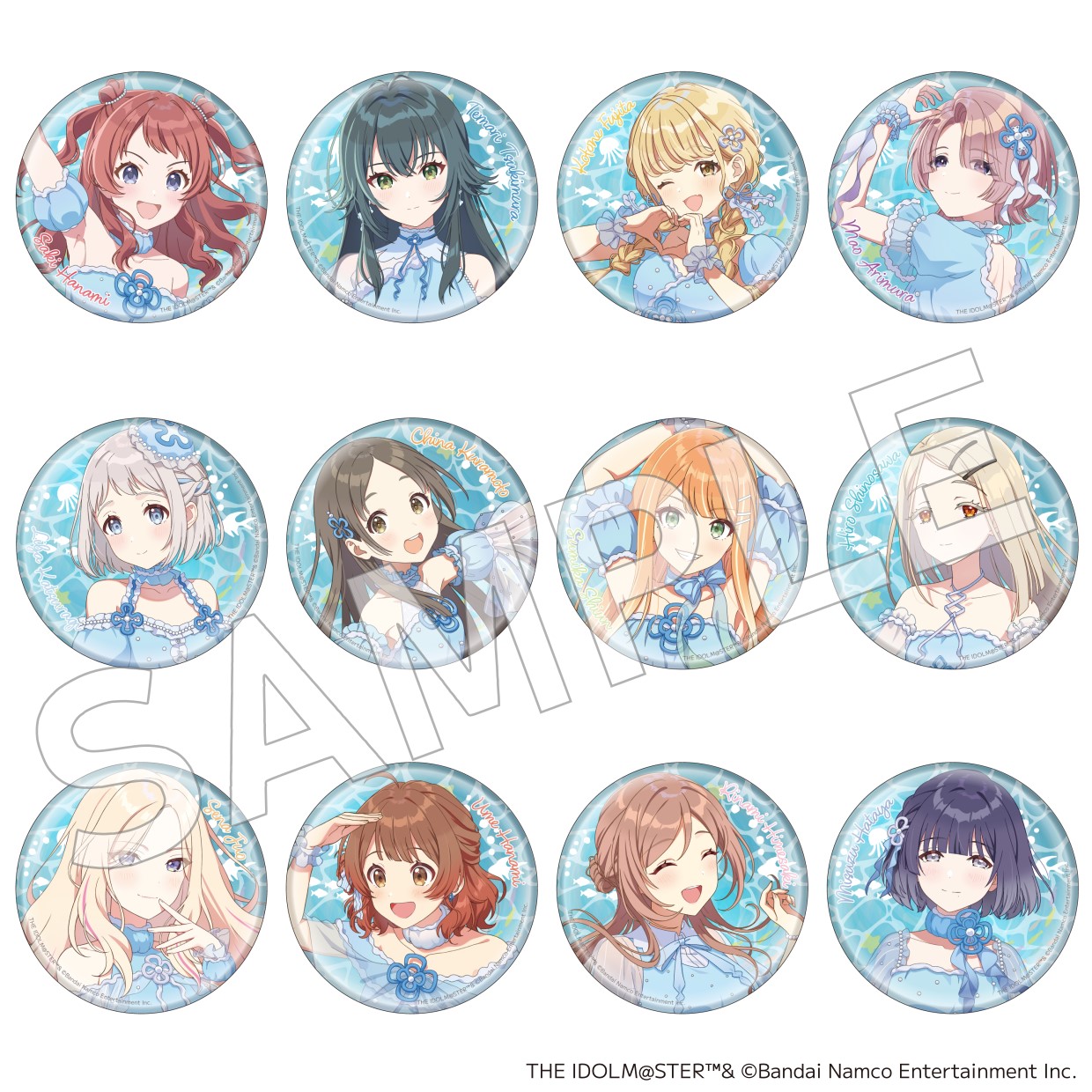 トレーディングメタリック缶バッジ（全12種ランダム）