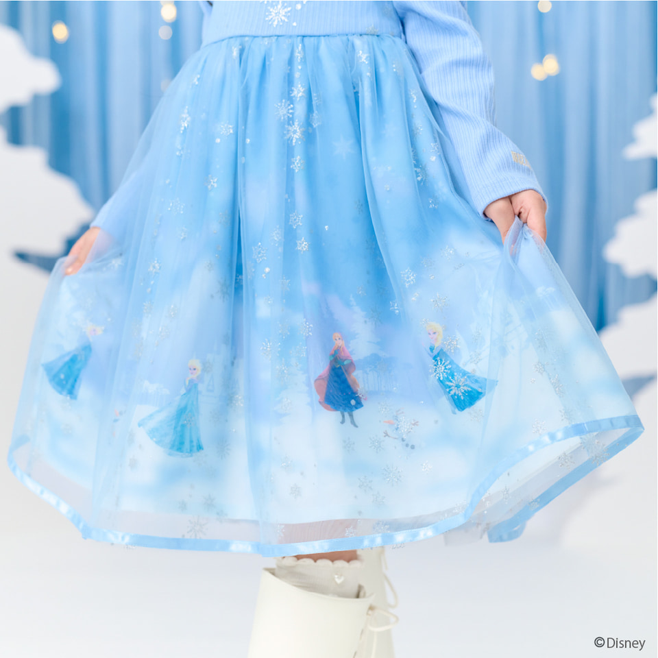 ❤️メゾピアノ❤️ワンピ❤️チュール❤️ギンガム❤️サンリオ❤️アナ雪❤️エルサ❤️シナモン mezzo piano Disney FROZEN SPECIAL ITEM
