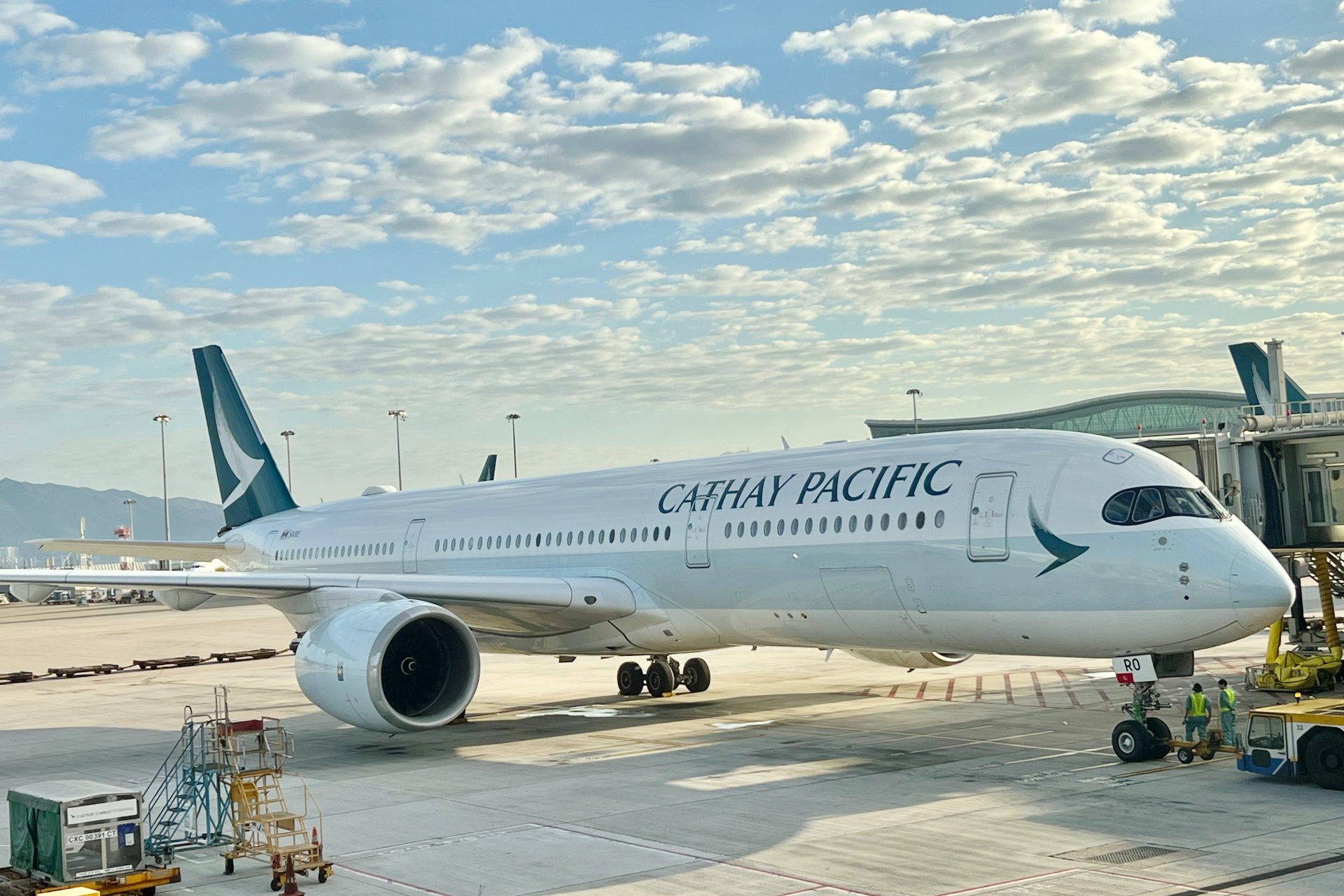 大迫力の機体を間近で見られる特等席