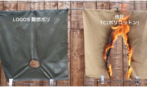 シート素材には米国の難燃基準「CPAI-84」に適合した燃えにくい生地を使用。紫外線を90％以上カットし、防水・撥水機能も備える