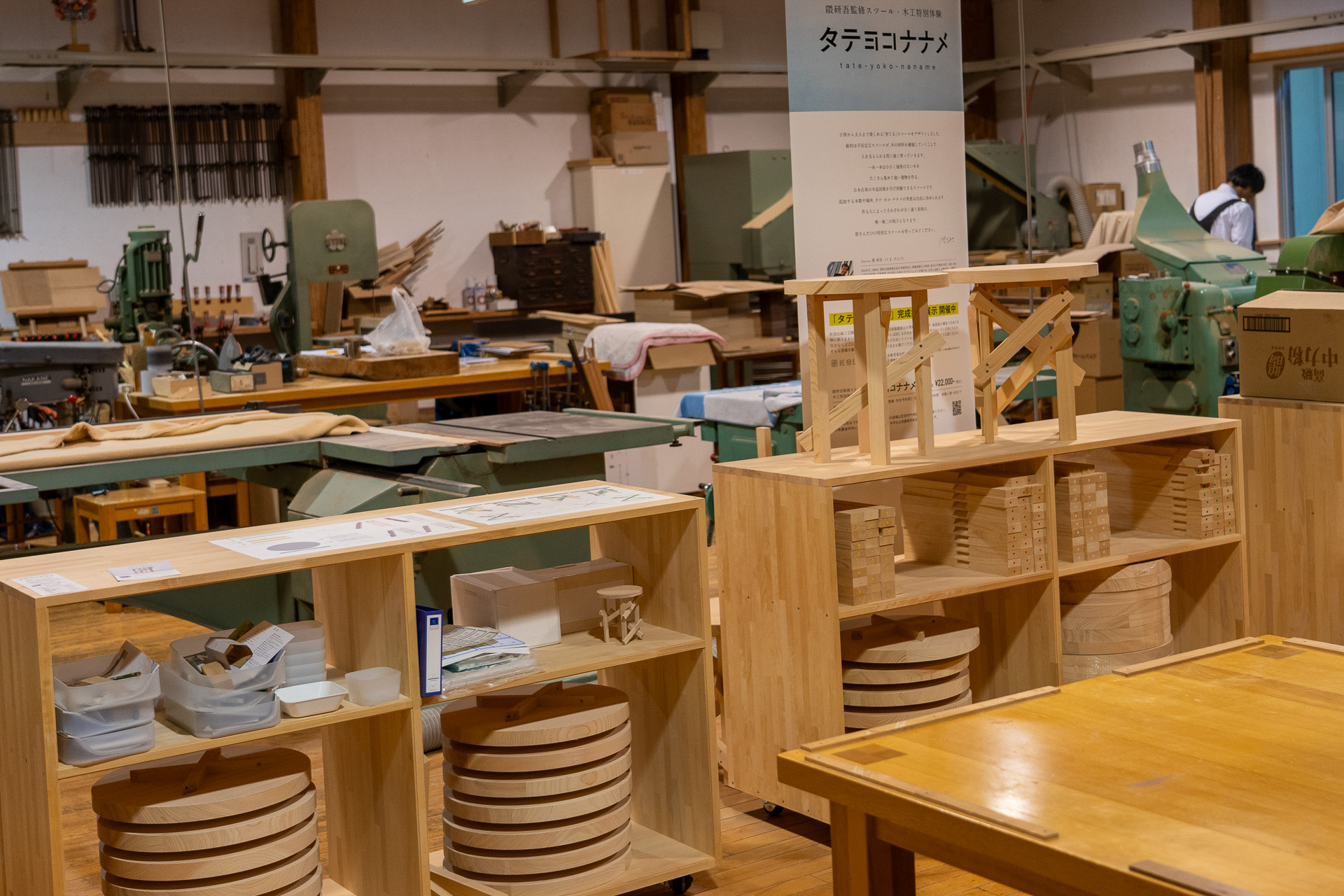 陶芸工房や染め工房、ギャラリーなど