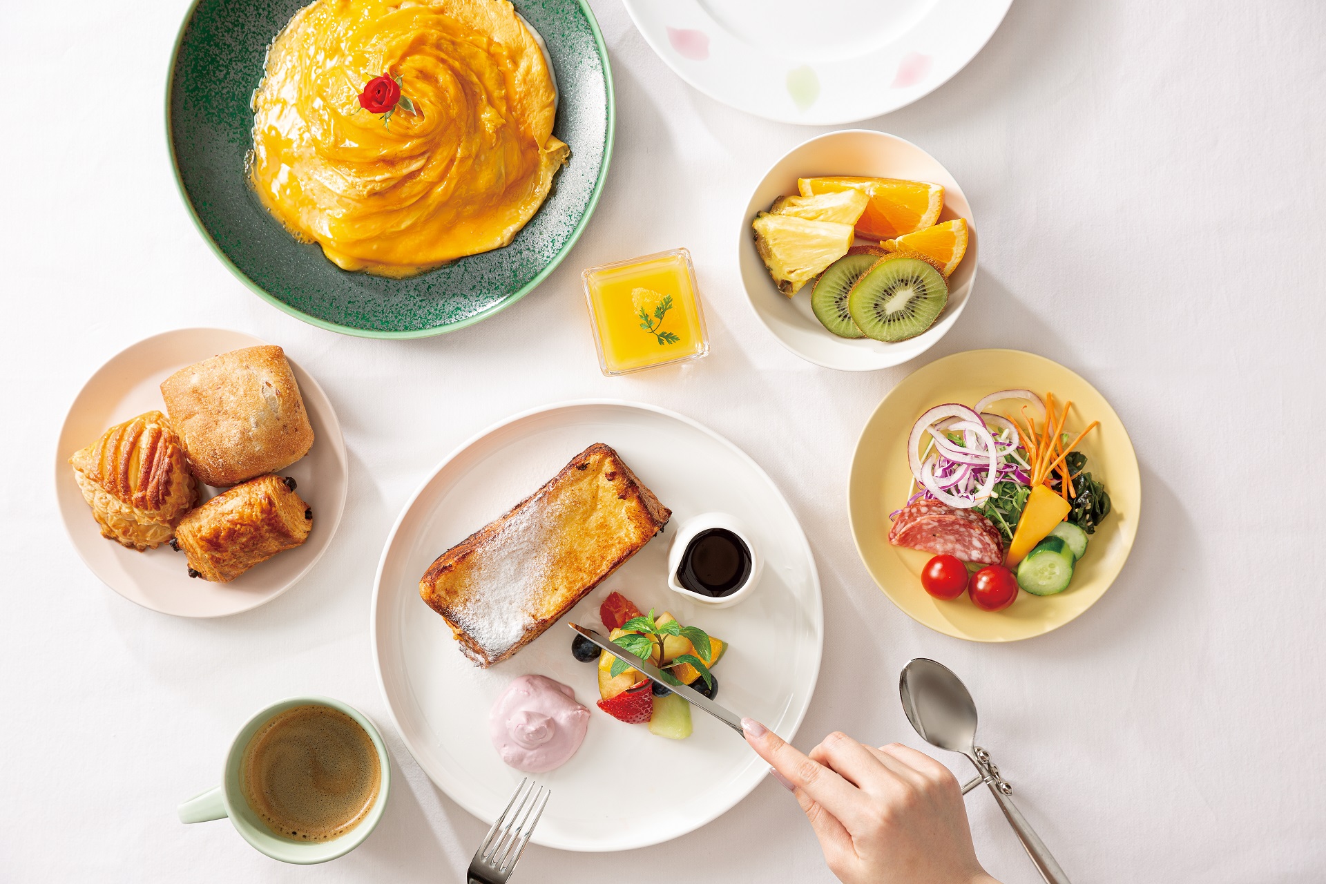 ファンタジーダイニングの朝食