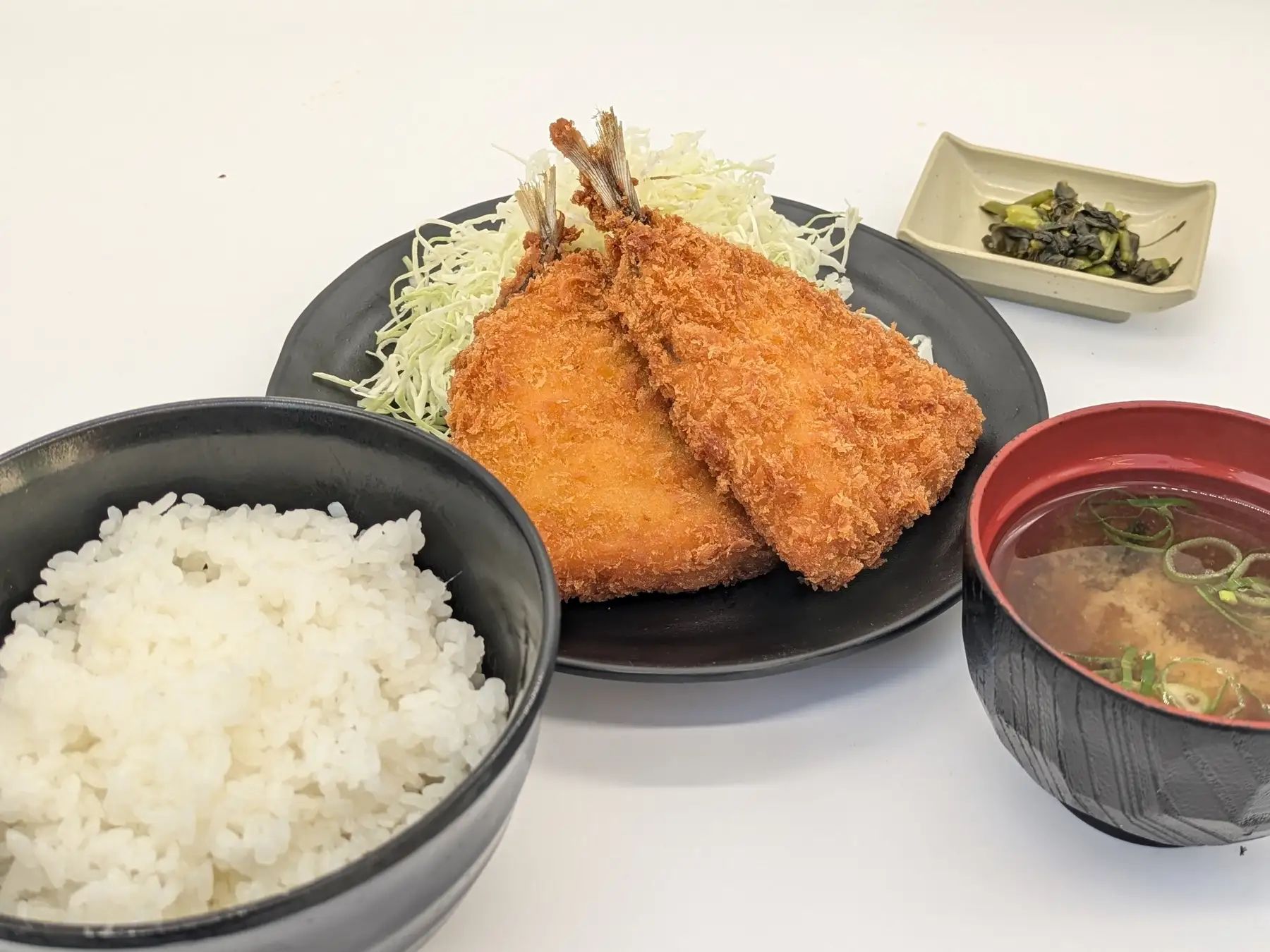 掛川食堂「アジフライ定食」
