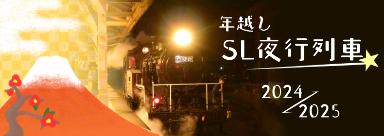 SL牽引の年越し列車を運転