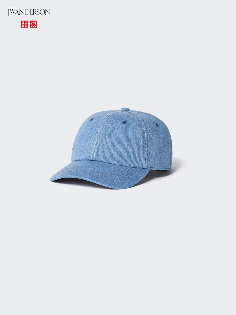 UVカットデニムキャップ（3色、各1990円）