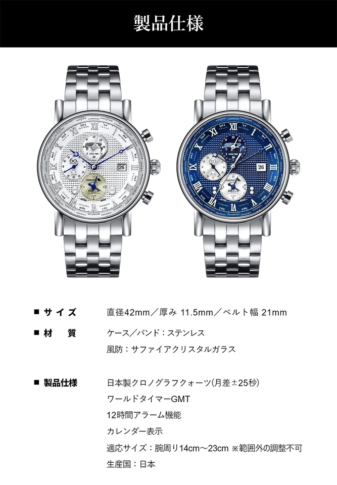 東海道新幹線開業60周年を記念した0系新幹線モデルの腕時計。日本製