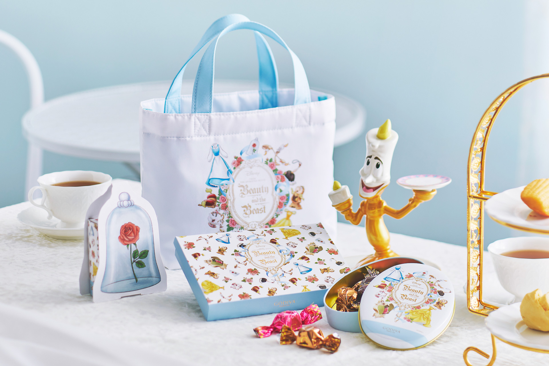 映画「美女と野獣」モチーフのチョコレートも同時発売される