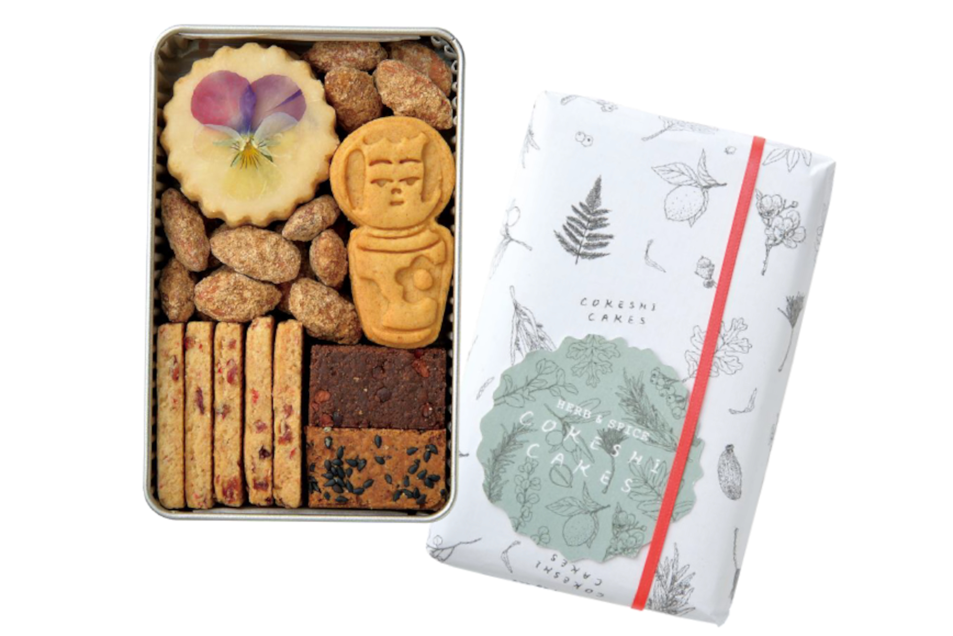 コケシケイクス「Herb＆Spice Cookies Box M」（130g入り3500円）。1月12日～13日のみ販売