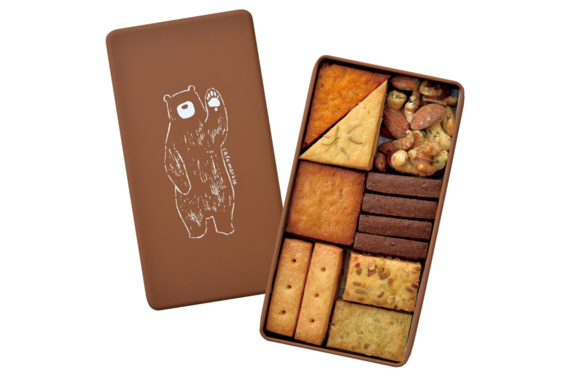 カフェマーブル「ヨルのクッキー缶」（8種入り3200円）