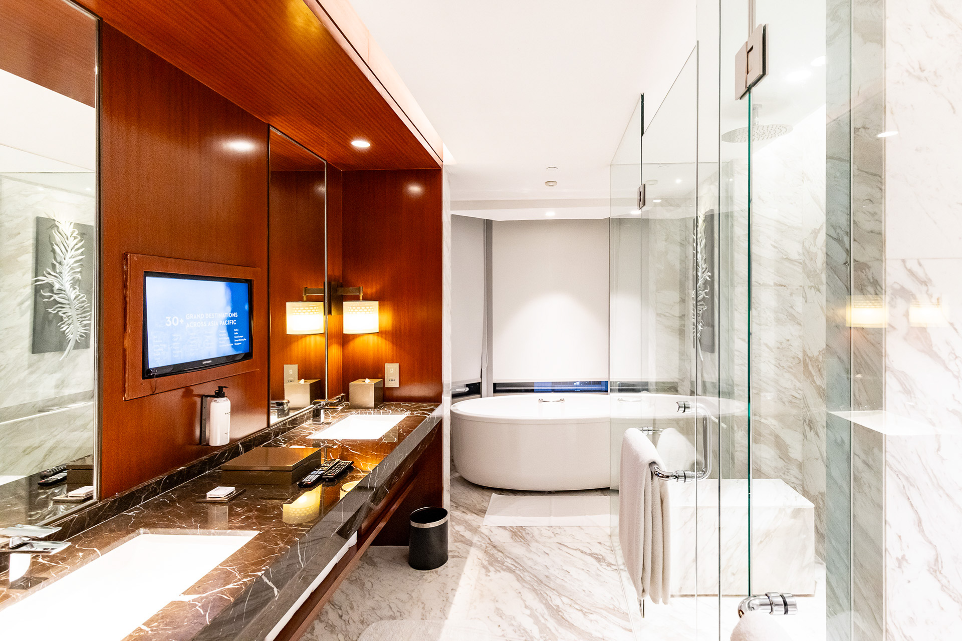 開放的なバスルーム