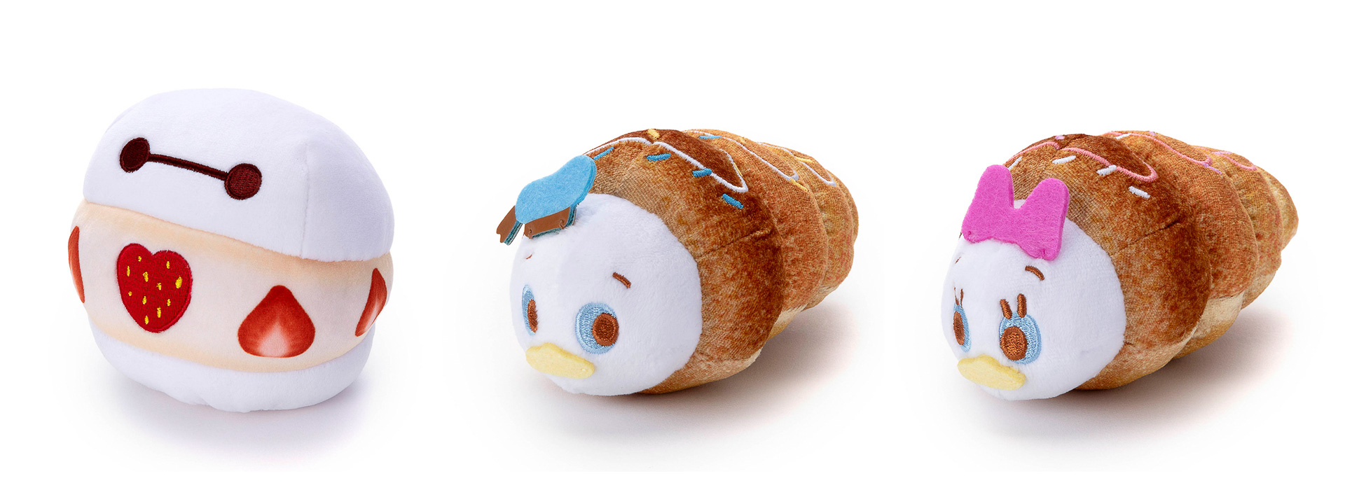 「マリトッツォ ベイマックス」（2200円）、「コロネ ドナルドダック/デイジーダック」（各2420円）