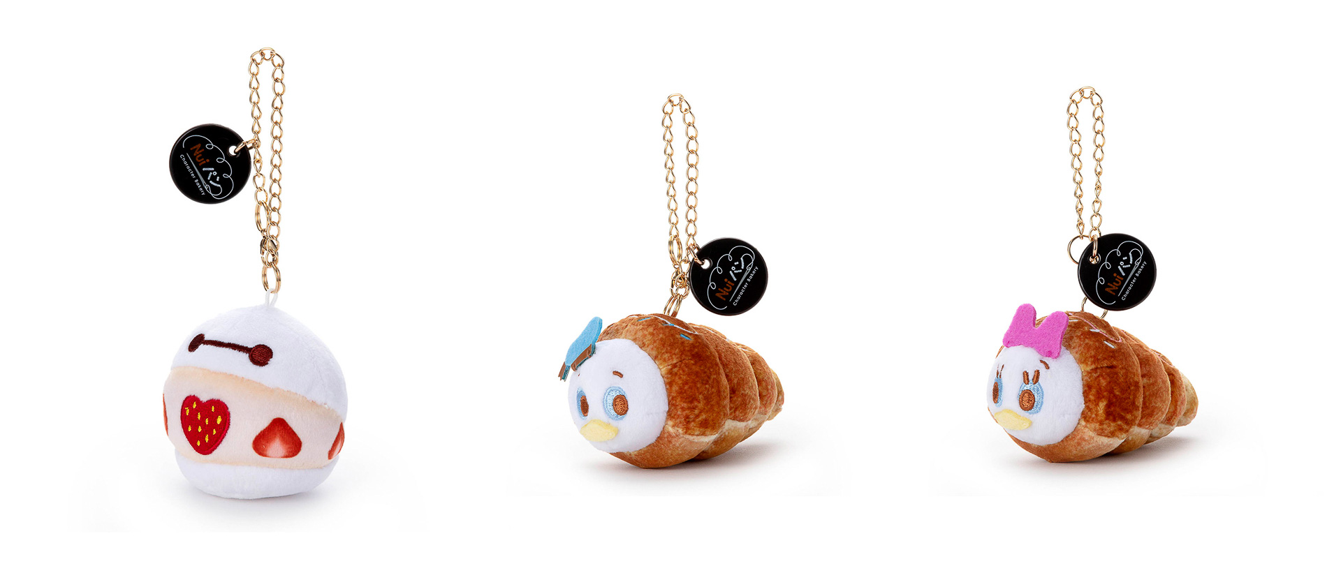 「マリトッツォ ベイマックス」（1760円）、「コロネ ドナルドダック/デイジーダック」（1980円）