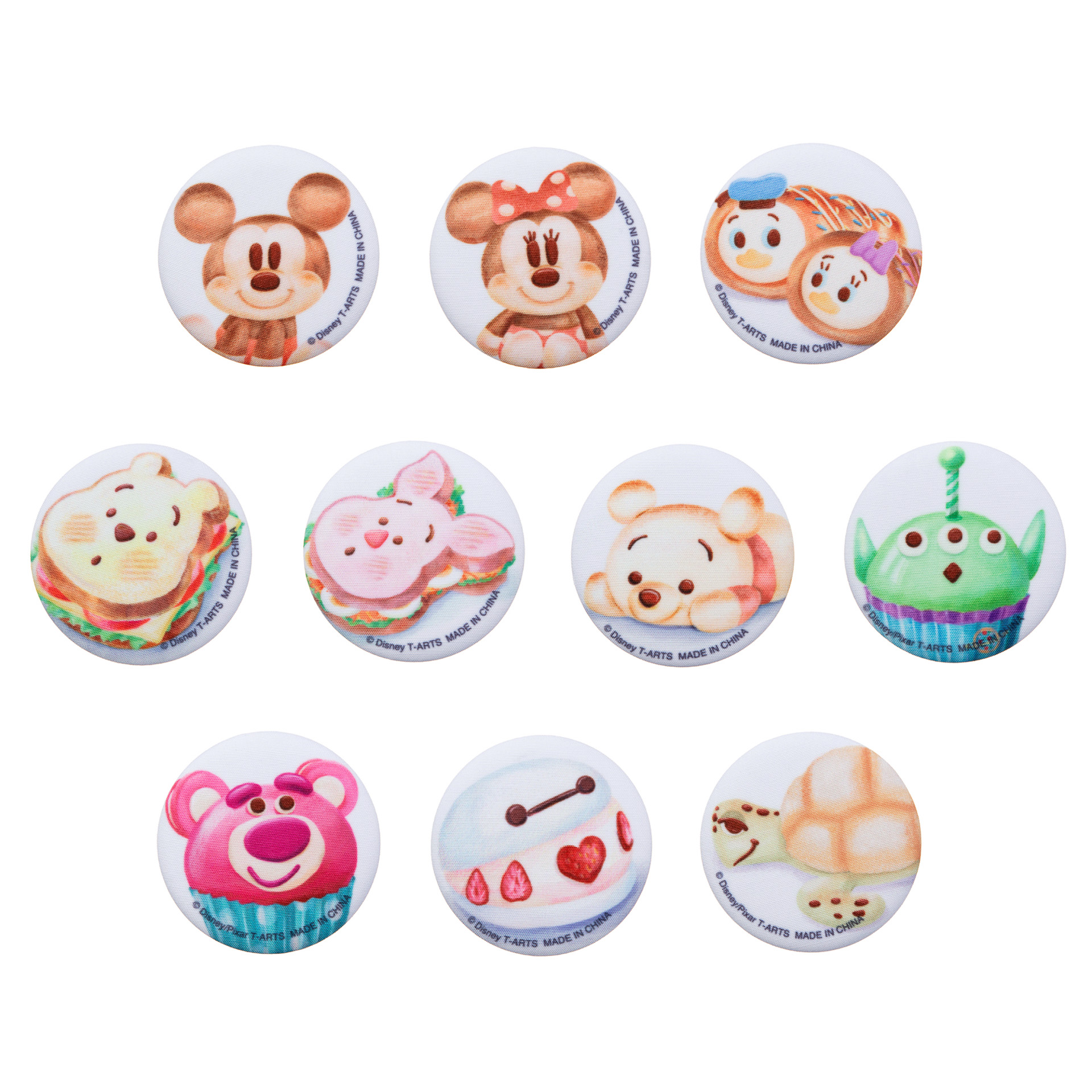 「Nuiパン オリジナル缶バッジ」（各495円）