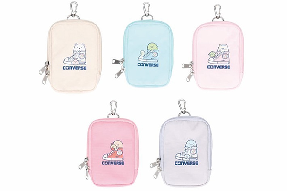 すみっコぐらし×コンバース、ぶらさげぬいぐるみや文房具