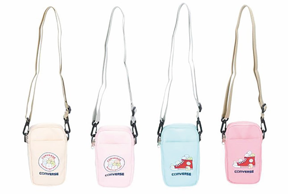 すみっコぐらし　CONVERSE　ぶらさげぬいぐるみ　5点セット すみっコぐらし×コンバース、ぶらさげぬいぐるみや文房具