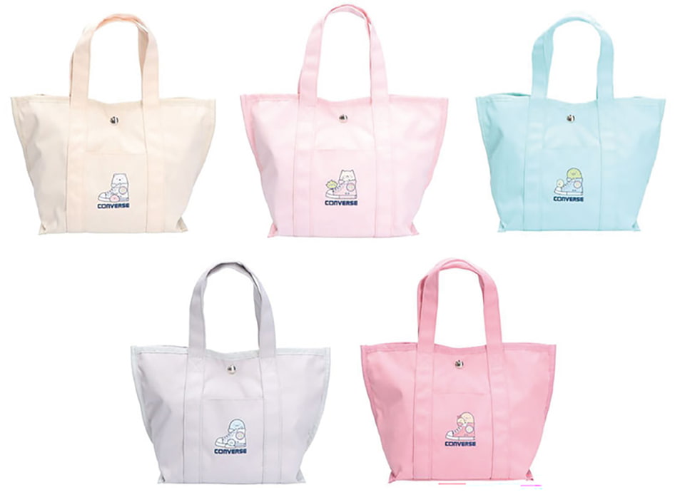 すみっコぐらし×コンバース、ぶらさげぬいぐるみや文房具