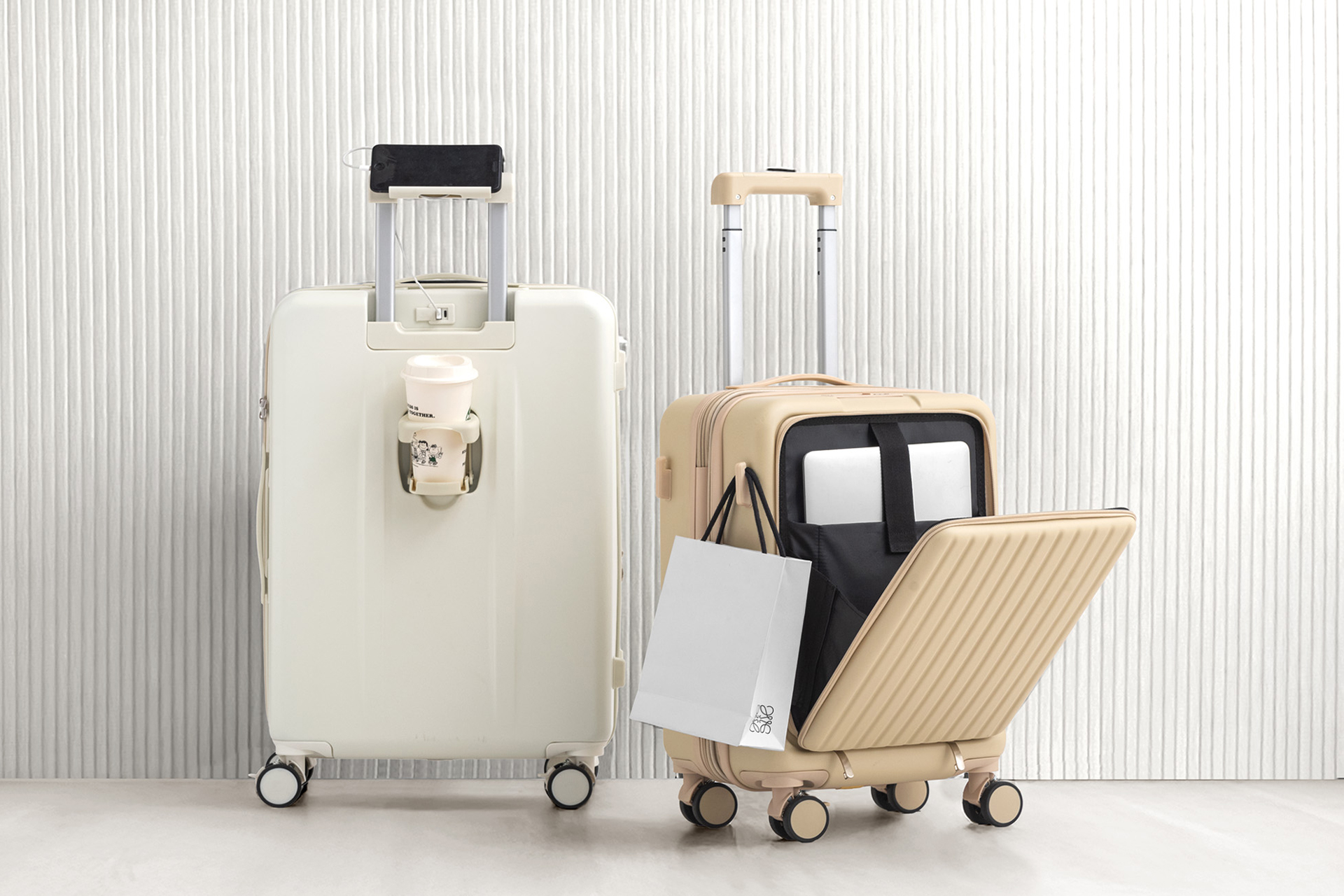 多機能キャリーケースに新機能を搭載した上位モデル登場