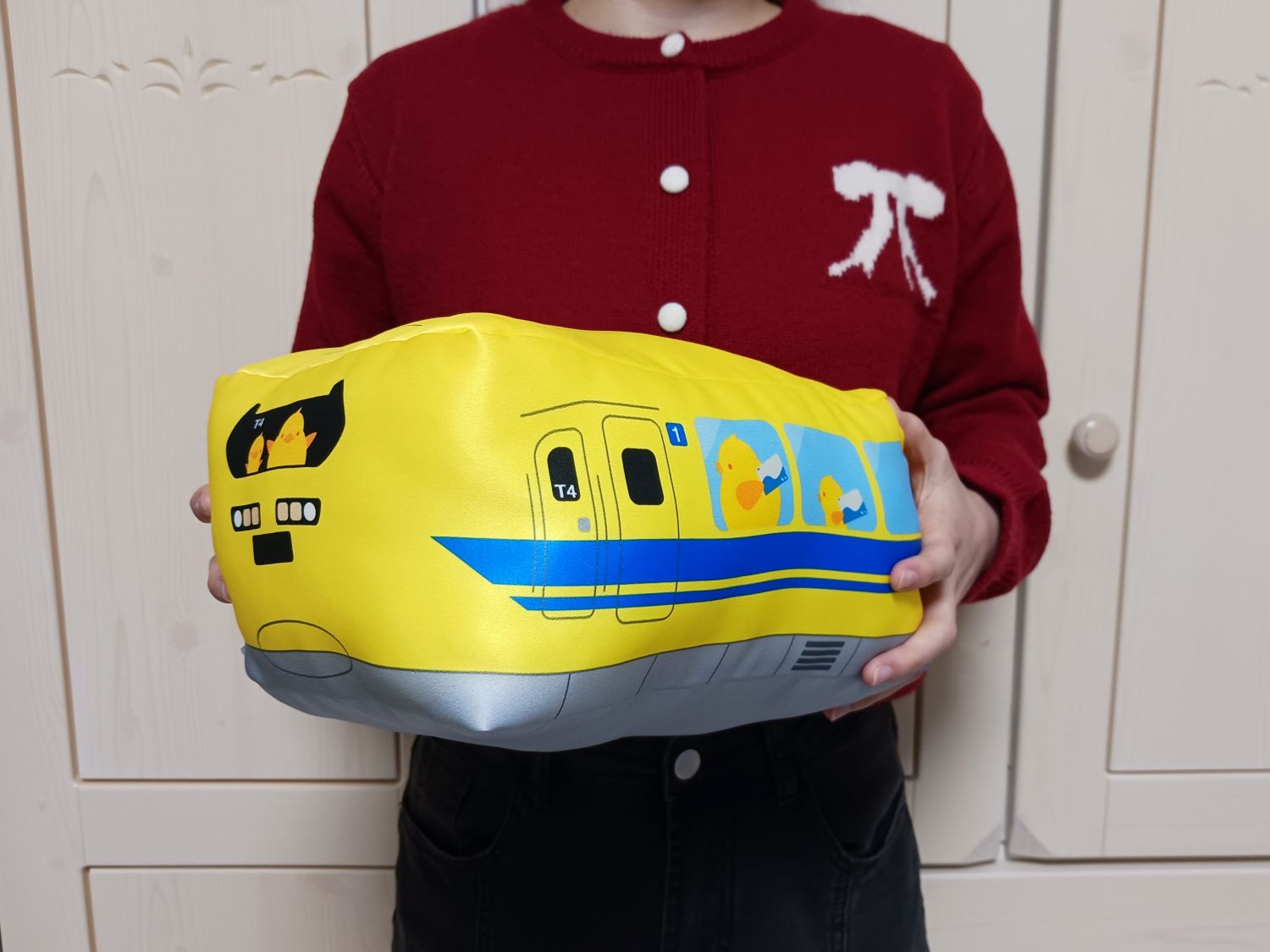 923形ドクターイエロー×TOICAのひよこ ぬいぐるみ