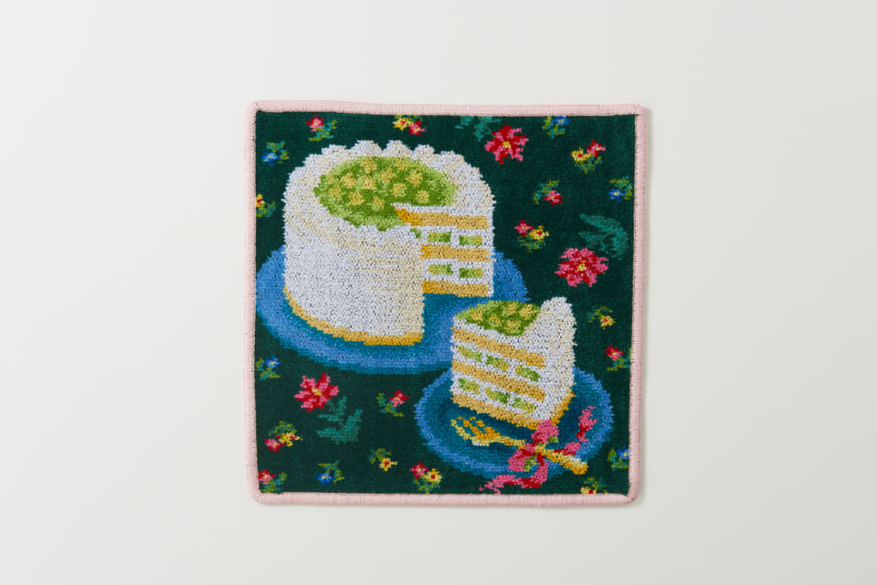 フェイラー ニューオータニ メロンケーキ 縁 ターコイズブルー ホテルニューオータニ、即完した「FEILER」コラボハンカチを