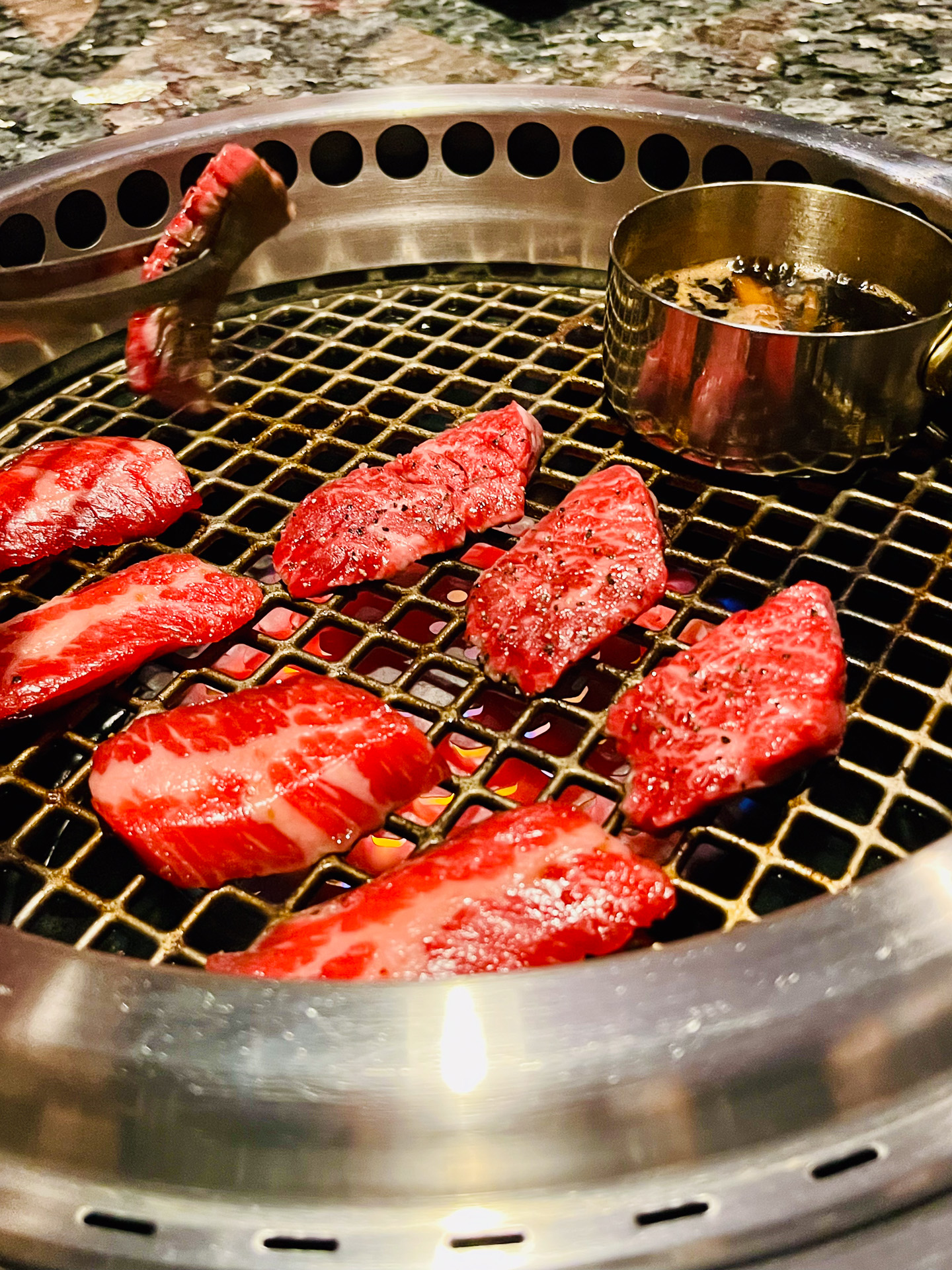 お願いすれば、サーバーが絶妙なタイミングで焼き上げてくれる