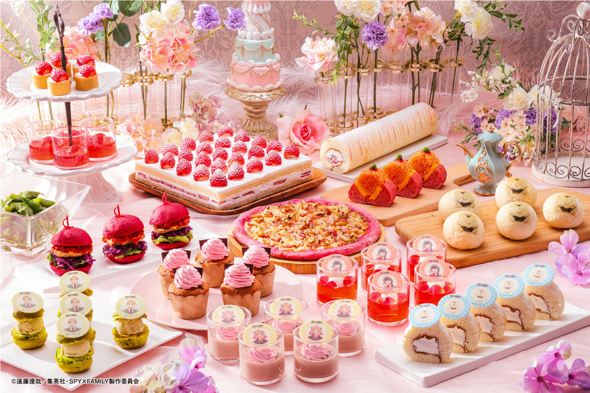 ホテルニューオータニ幕張で「SPY×FAMILY コラボレーションビュッフェ～アーリースプリング～」を開催