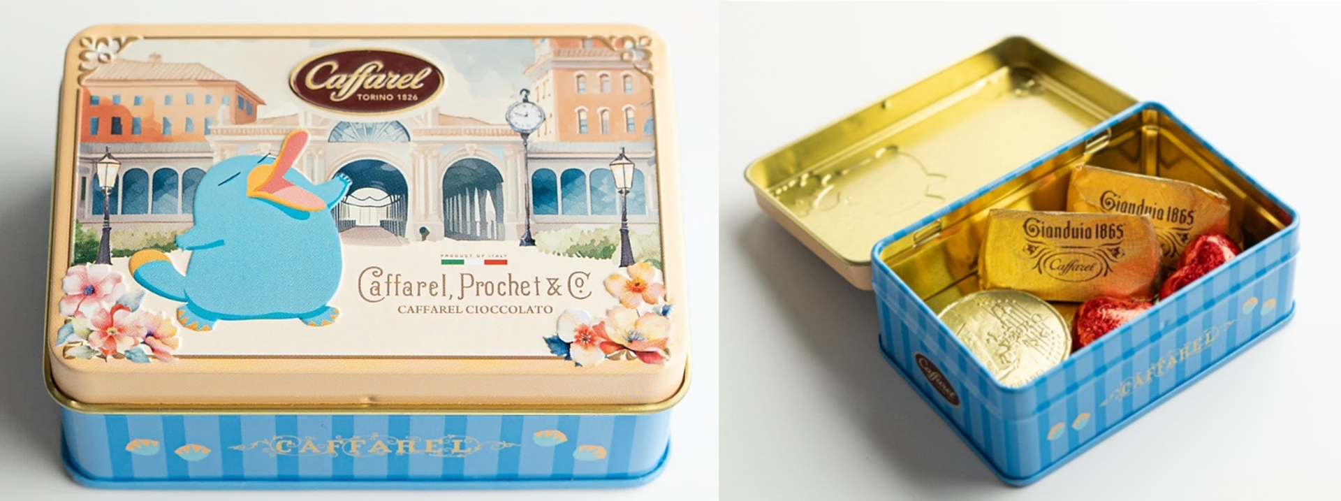 JR西日本エリア限定・数量限定「カモノハシのイコちゃん×カファレル イコちゃん缶（2025）」発売