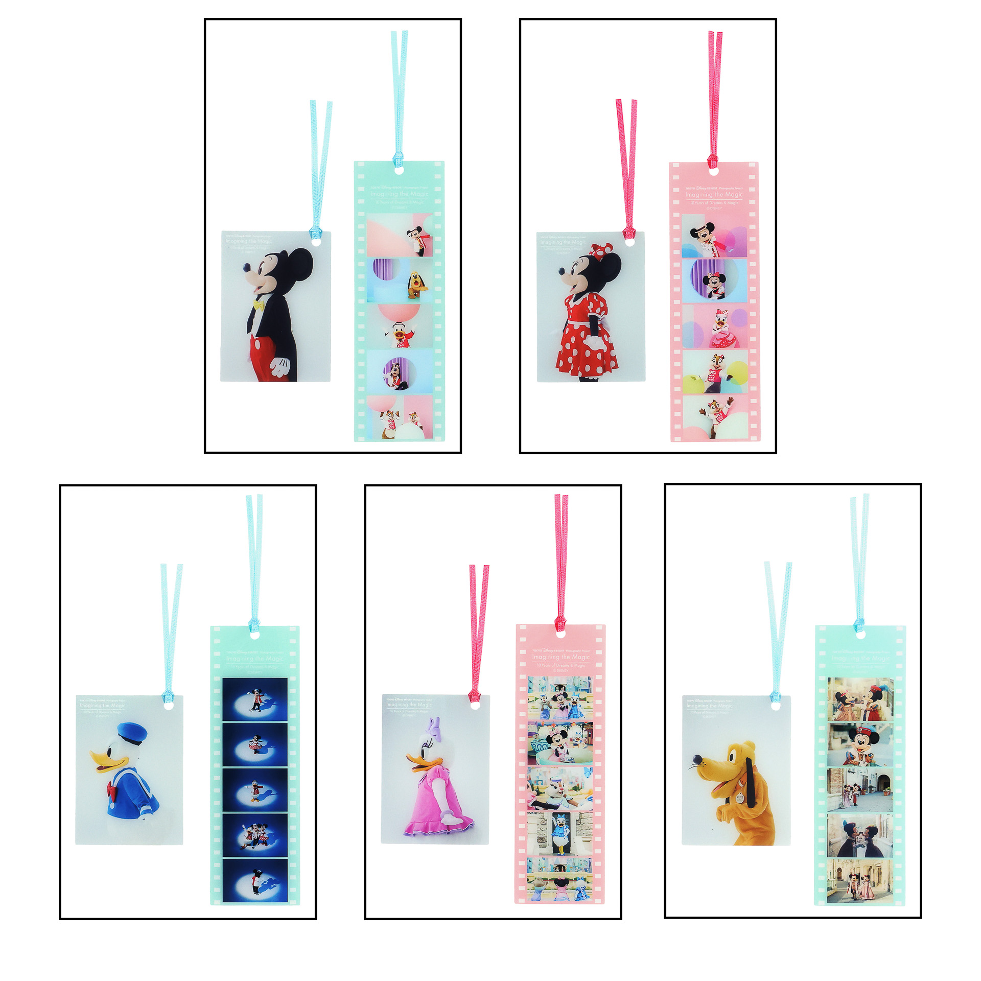 全5種のうちどれか1つ（2枚入り）のブックマークが付属する