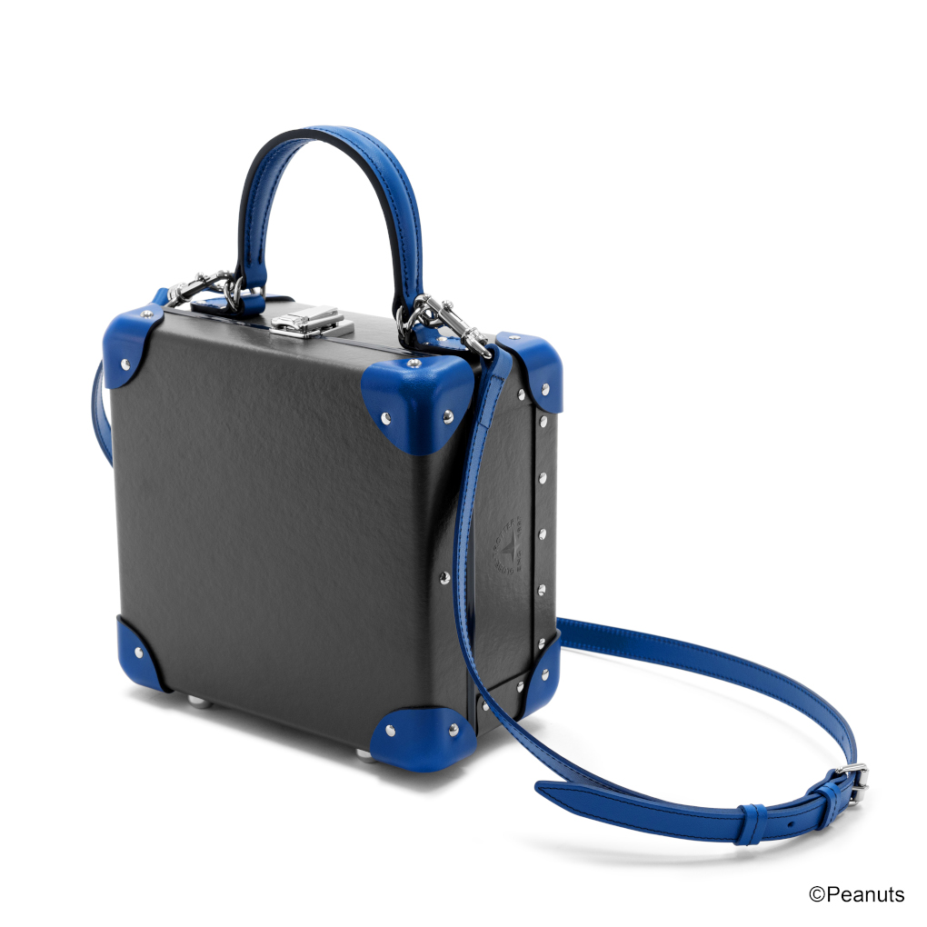 ロンドンスクエア（チャコール×コバルトブルー）