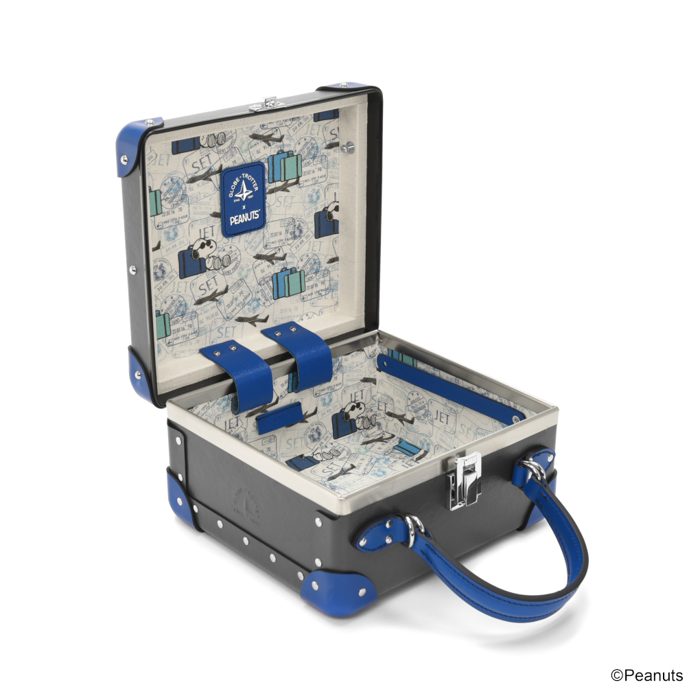 ロンドンスクエア（チャコール×コバルトブルー）