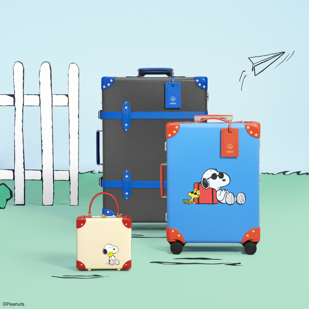 グローブトロッターがピーナツとコラボしたスーツケースを発売