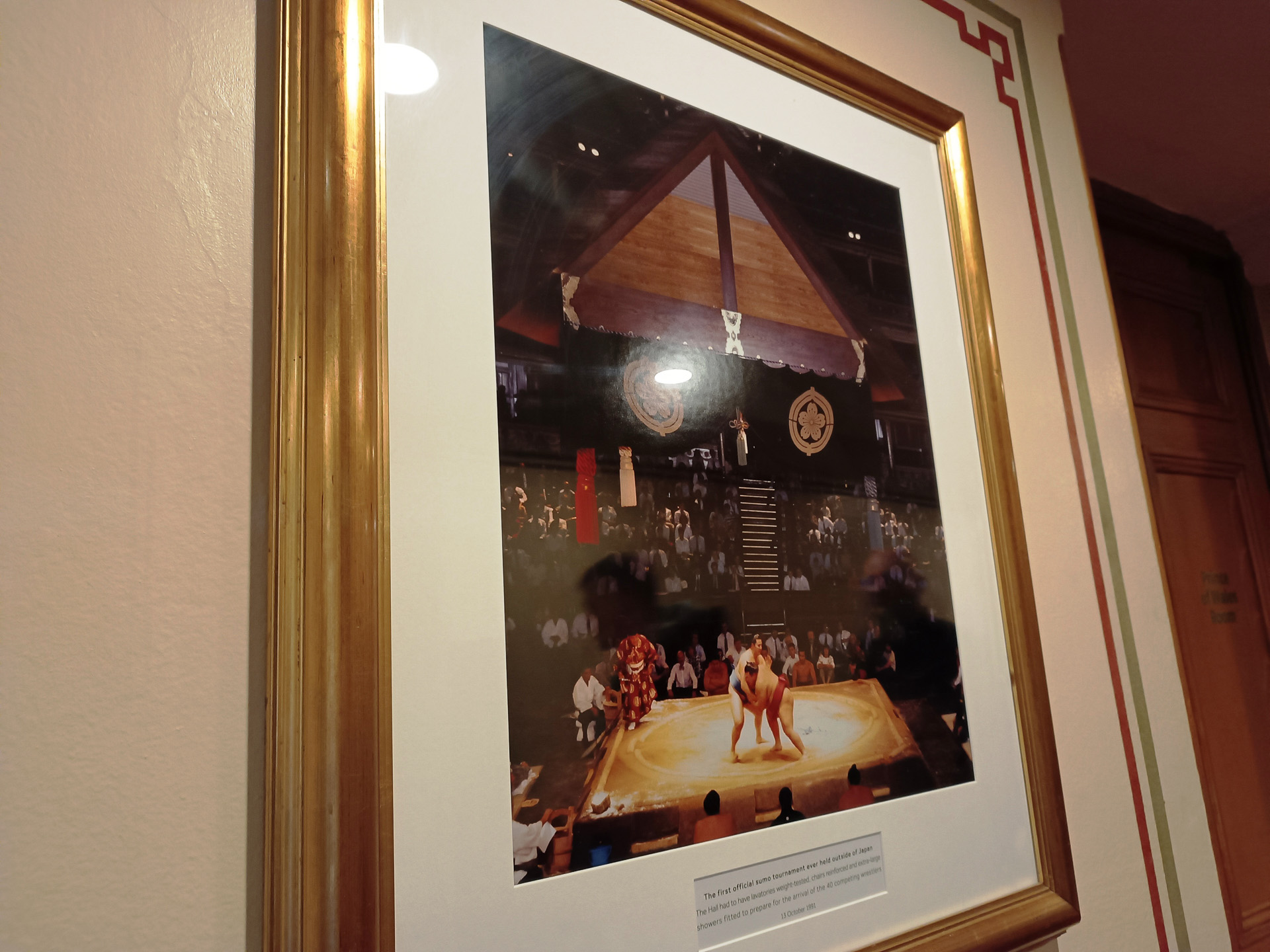 1991年に日本の大相撲がロンドン公演を行なったときの写真。今年、34年ぶりに開催されることが決まっています